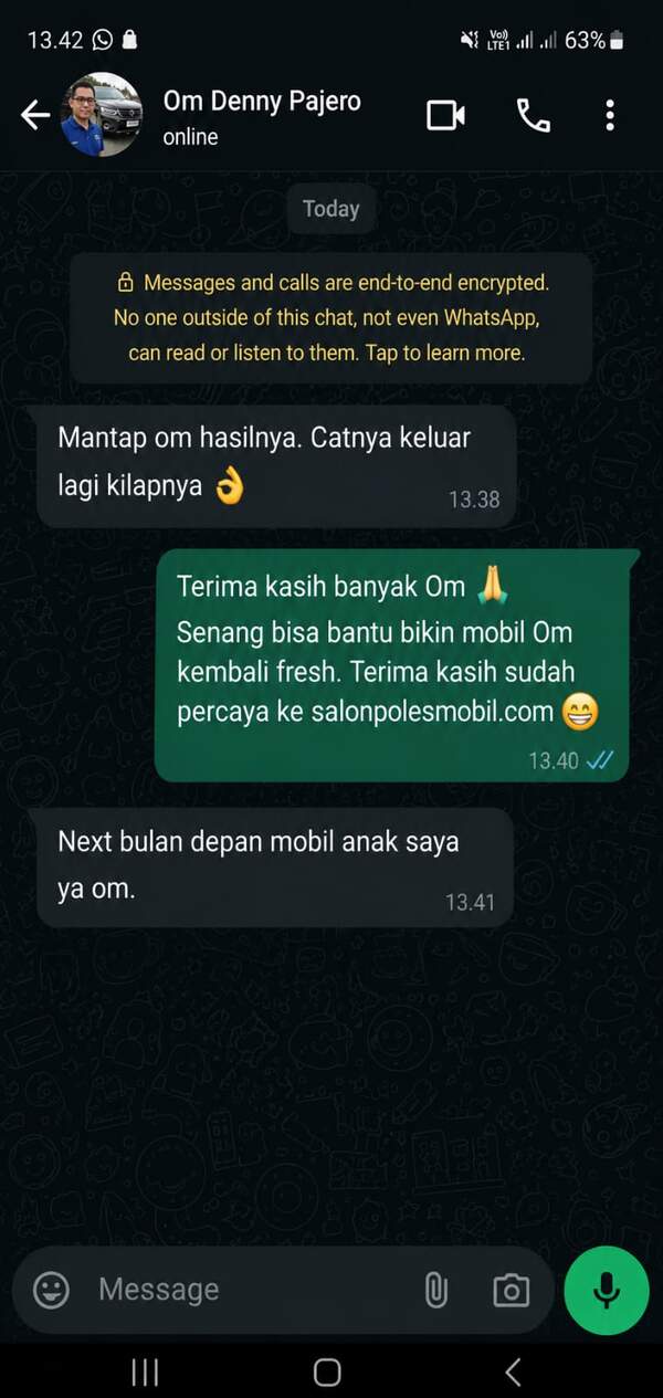 Testimoni pelanggan Mbak Rina HRV - Tangerang